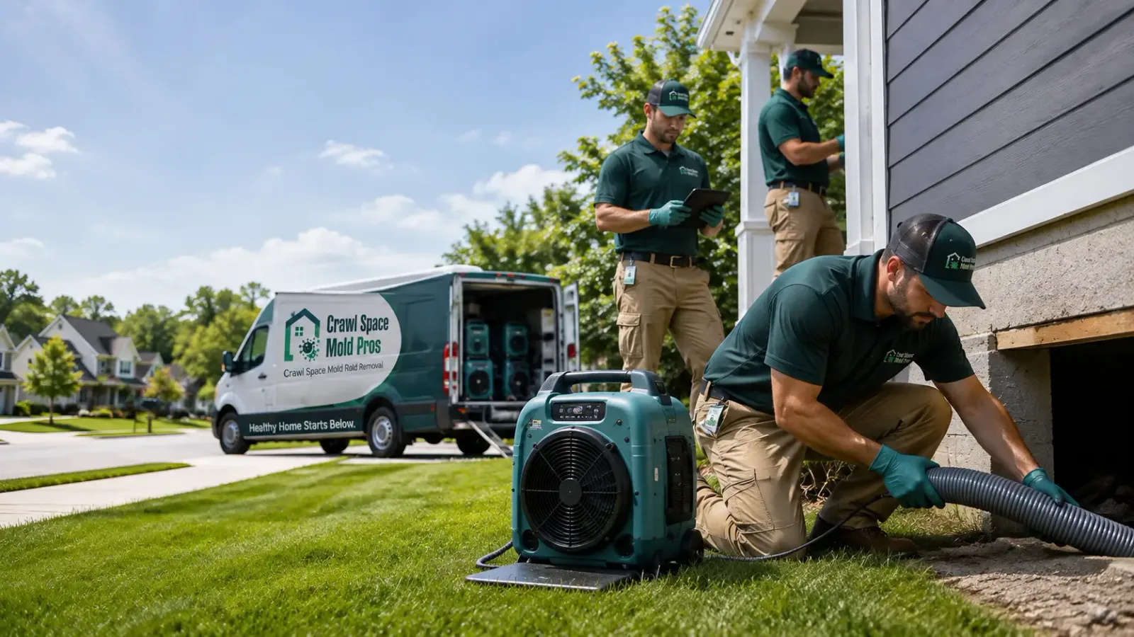 Crawl Space Mold Removal in Almont, CO